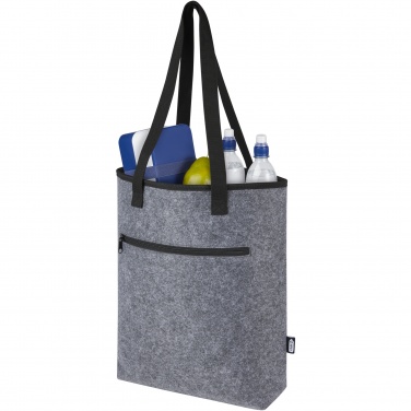 Logotrade corporate gift image of: Felta GRS recycled felt cooler tote bag 12L