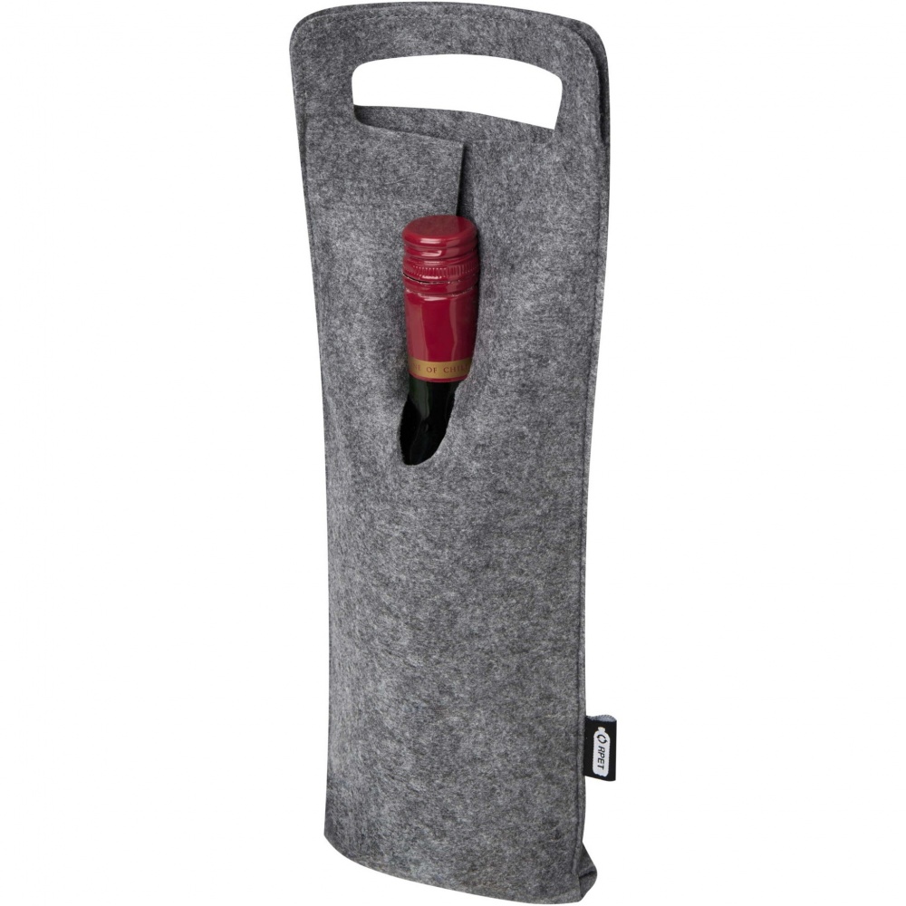 Logotrade promotional items photo of: Felta 75 cl GRS recycled felt wine bag