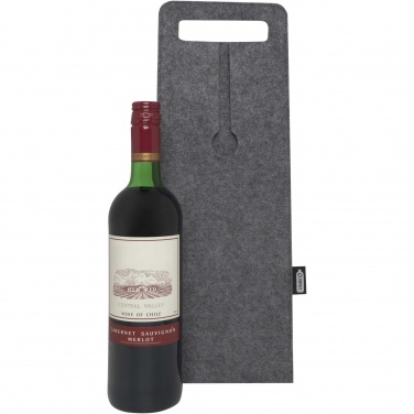 Logo trade promotional gift photo of: Felta 75 cl GRS recycled felt wine bag