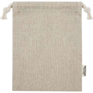 Logotrade promotional giveaway picture of: Pheebs 150 g/m² GRS recycled cotton gift bag small 0.5L