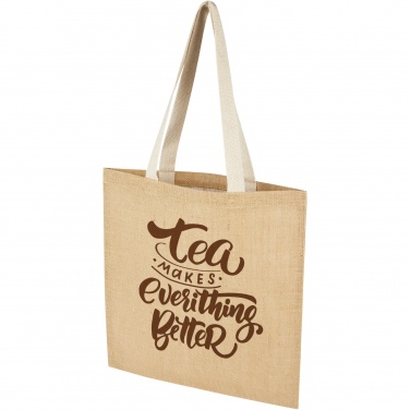 Logotrade promotional giveaway image of: Juta 300 g/m² jute tote bag 7L