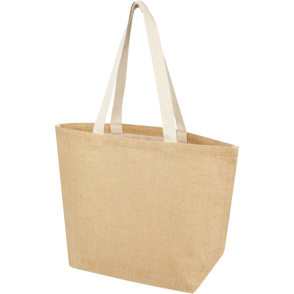 Logo trade corporate gift photo of: Juta 300 g/m² jute tote bag 12L