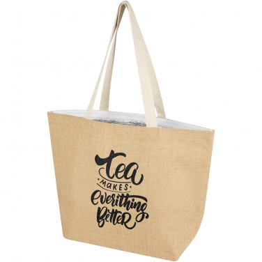 Logotrade promotional items photo of: Juta 300 g/m² jute cooler tote bag 12L