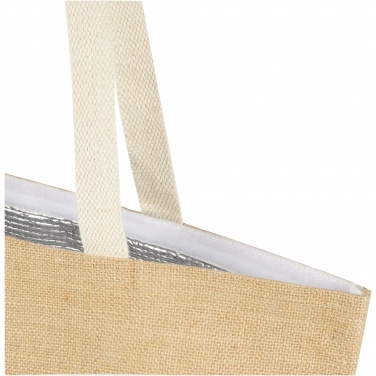 Logotrade advertising product image of: Juta 300 g/m² jute cooler tote bag 12L