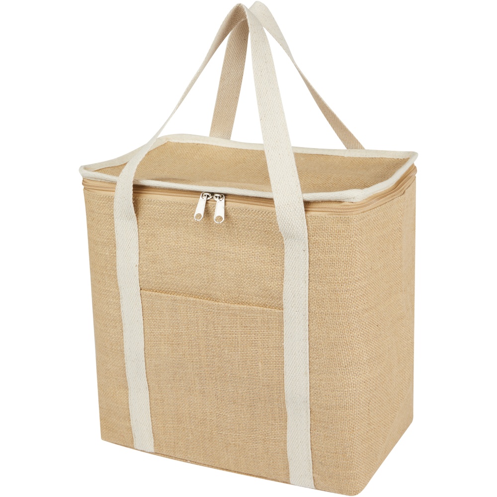 Logotrade promotional product image of: Juta 300 g/m² jute cooler bag 19L