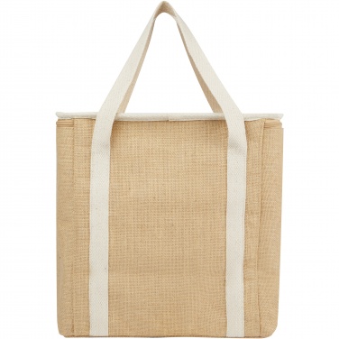 Logo trade promotional items image of: Juta 300 g/m² jute cooler bag 19L