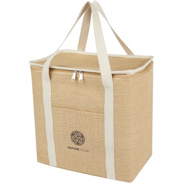 Logo trade promotional gift photo of: Juta 300 g/m² jute cooler bag 19L