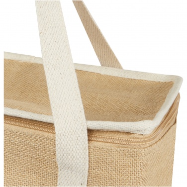 Logo trade promotional merchandise image of: Juta 300 g/m² jute cooler bag 19L