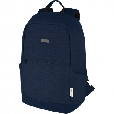 Logo trade promotional items image of: Joey 15.6" GRS recycled canvas anti-theft laptop backpack 18L