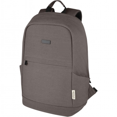 Logotrade promotional merchandise picture of: Joey 15.6" GRS recycled canvas anti-theft laptop backpack 18L