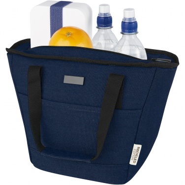 Logotrade promotional merchandise photo of: Joey 9-can GRS recycled canvas lunch cooler bag 6L