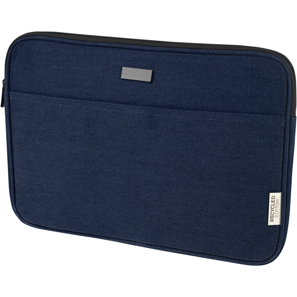 Logo trade promotional product photo of: Joey 14" GRS recycled canvas laptop sleeve 2L