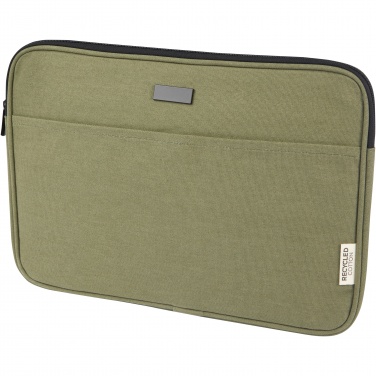 Logotrade corporate gift image of: Joey 14" GRS recycled canvas laptop sleeve 2L