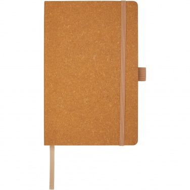 Logo trade promotional merchandise picture of: Kilau recycled leather notebook 