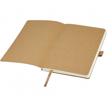 Logotrade promotional item picture of: Kilau recycled leather notebook 