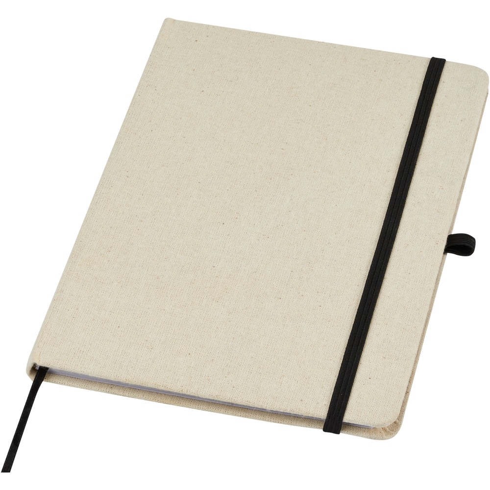 Logo trade promotional items picture of: Tutico organic cotton hardcover notebook