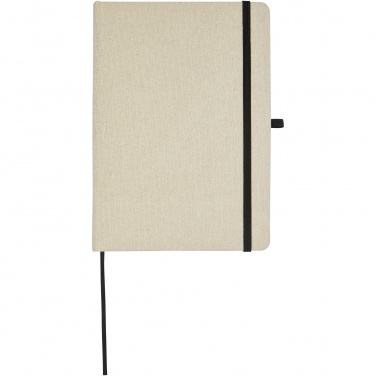 Logo trade advertising products image of: Tutico organic cotton hardcover notebook