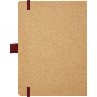 Logo trade promotional merchandise photo of: Berk recycled paper notebook