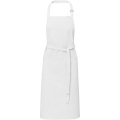 Andrea 240 g/m² apron with adjustable neck strap, White