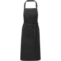 Andrea 240 g/m² apron with adjustable neck strap, Solid black