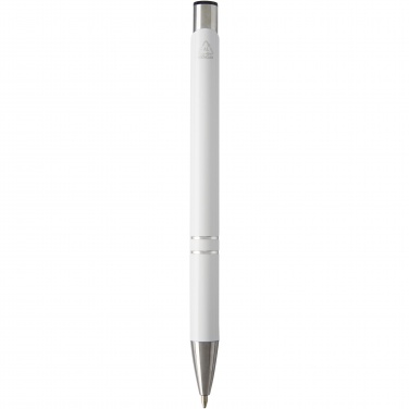 Logo trade promotional giveaways picture of: Moneta recycled aluminium ballpoint pen