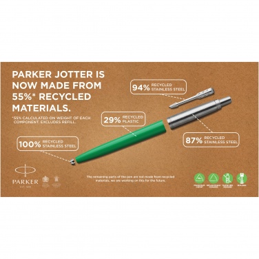 Logotrade promotional giveaway picture of: Parker Jotter Recycled ballpoint pen