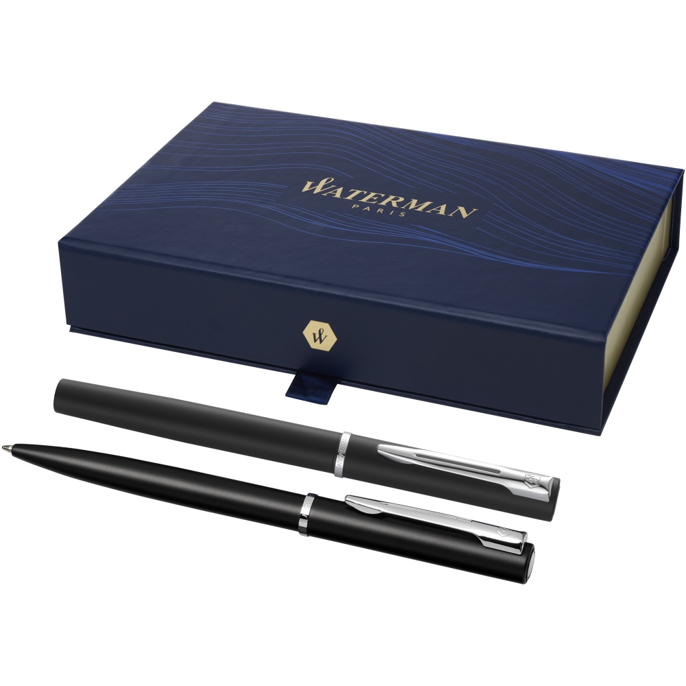 Logotrade corporate gift picture of: Waterman Allure rollerball and ballpoint pen set 