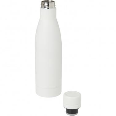 Logo trade promotional merchandise image of: Vasa 500 ml RCS certified recycled stainless steel copper vacuum insulated bottle