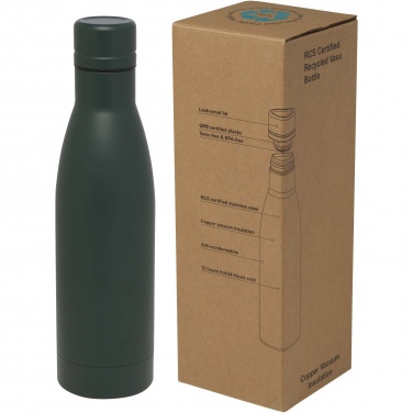 Logotrade promotional merchandise photo of: Vasa 500 ml RCS certified recycled stainless steel copper vacuum insulated bottle