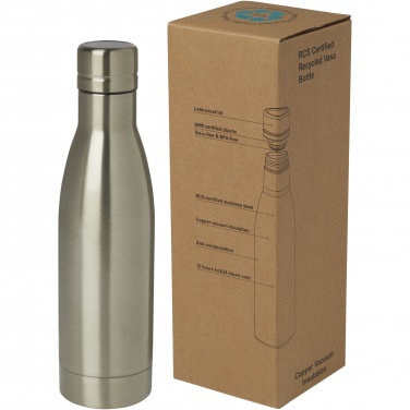 Logotrade promotional product picture of: Vasa 500 ml RCS certified recycled stainless steel copper vacuum insulated bottle