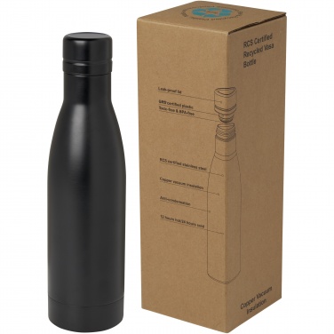 Logotrade advertising products photo of: Vasa 500 ml RCS certified recycled stainless steel copper vacuum insulated bottle