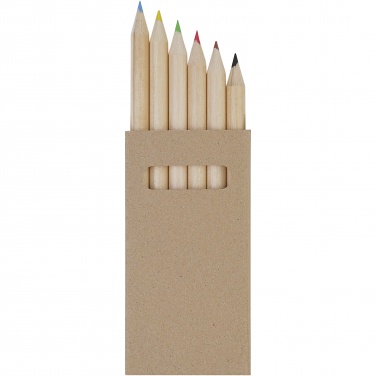 Logotrade promotional gift picture of: Artemaa 6-piece pencil colouring set