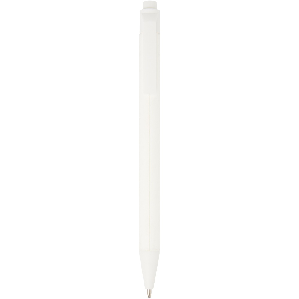 Logo trade promotional product photo of: Chartik monochromatic recycled paper ballpoint pen with matte finish