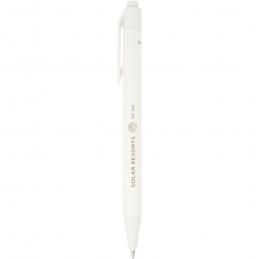 Logo trade advertising products picture of: Chartik monochromatic recycled paper ballpoint pen with matte finish