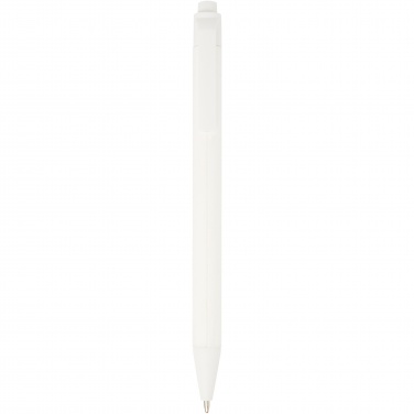 Logo trade promotional products image of: Chartik monochromatic recycled paper ballpoint pen with matte finish