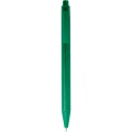 Chartik monochromatic recycled paper ballpoint pen with matte finish, Green