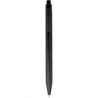 Logo trade promotional merchandise photo of: Chartik monochromatic recycled paper ballpoint pen with matte finish