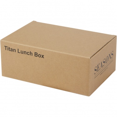 Logotrade promotional merchandise image of: Titan recycled stainless steel lunch box