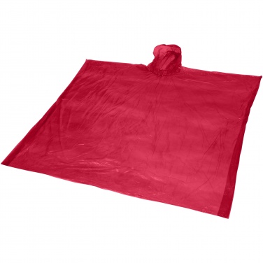 Logotrade promotional merchandise image of: Mayan recycled plastic disposable rain poncho with storage pouch