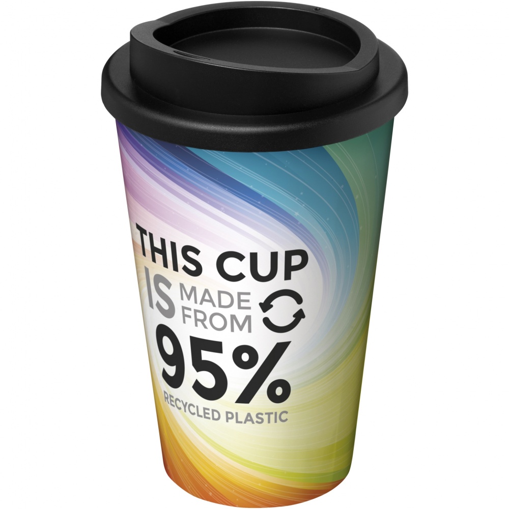 Logotrade promotional merchandise image of: Brite-Americano® Recycled 350 ml insulated tumbler