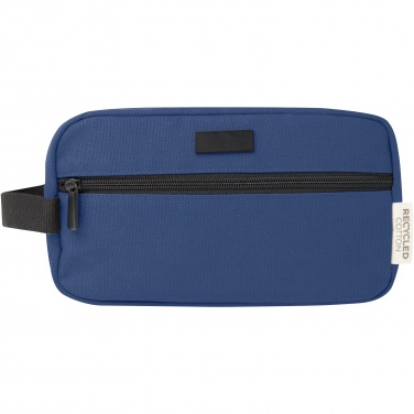 Logo trade promotional merchandise image of: Joey GRS recycled canvas travel accessory pouch bag 3.5L