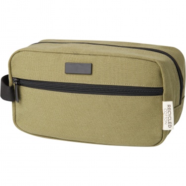 Logo trade advertising product photo of: Joey GRS recycled canvas travel accessory pouch bag 3.5L