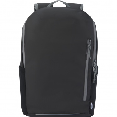 Logo trade promotional items image of: Aqua 15" GRS recycled water resistant laptop backpack 21L