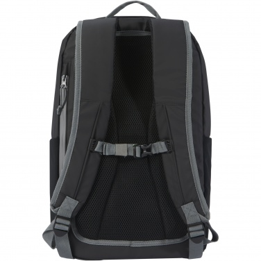 Logo trade promotional items image of: Aqua 15" GRS recycled water resistant laptop backpack 21L