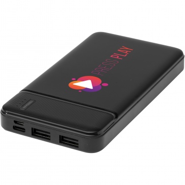 Logo trade promotional merchandise photo of: Loop 10.000 mAh recycled plastic power bank 