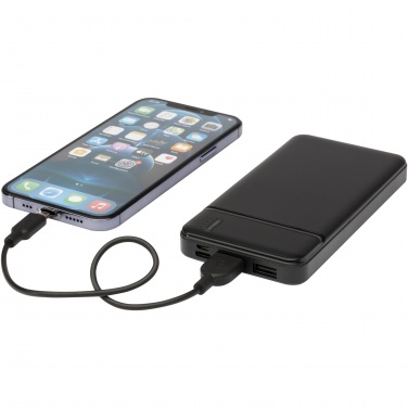 Logotrade advertising product image of: Loop 10.000 mAh recycled plastic power bank 