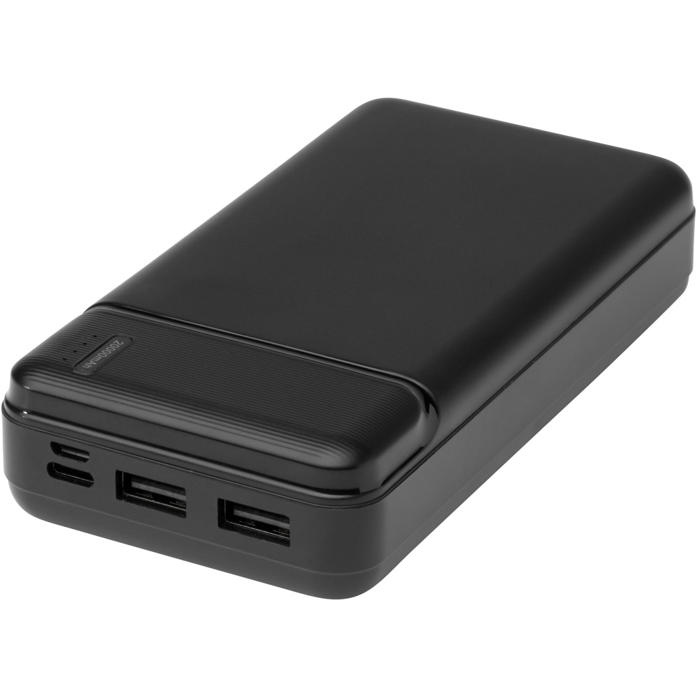 Logo trade promotional merchandise photo of: Loop 20.000 mAh recycled plastic power bank 