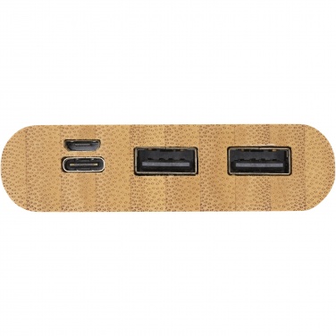 Logotrade corporate gift picture of: Tulda 10.000 mAh bamboo power bank