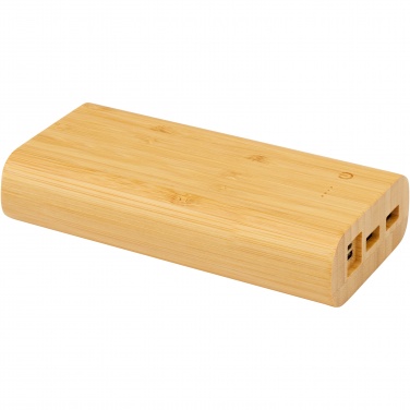 Logo trade promotional products picture of: Tulda 20.000 mAh bamboo power bank