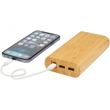 Logo trade corporate gift photo of: Tulda 20.000 mAh bamboo power bank